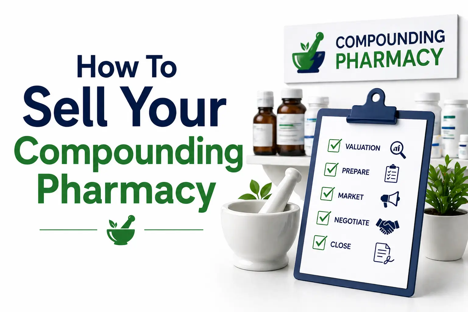 prepare to sell your compounding pharmacy